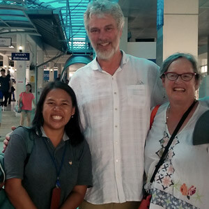 julie with year private Thai tour guide