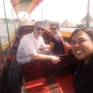 mark in bangkok with licensed thai tour guide