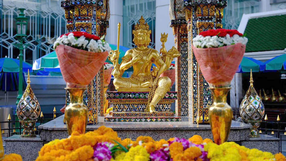 While not a temple in the traditional sense, this Hindu shrine is one of Bangkok's most revered and is free to visit. It's located in the heart of downtown and is a fascinating place to observe local spiritual practices and traditional dance performances.