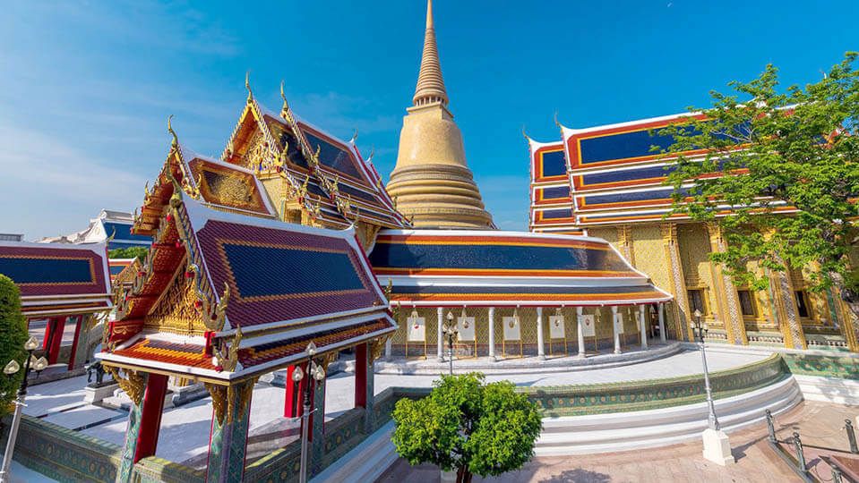 This beautiful temple blends traditional Thai architecture with European-style design. It's often less crowded than the major tourist temples, allowing for a peaceful and intimate visit.